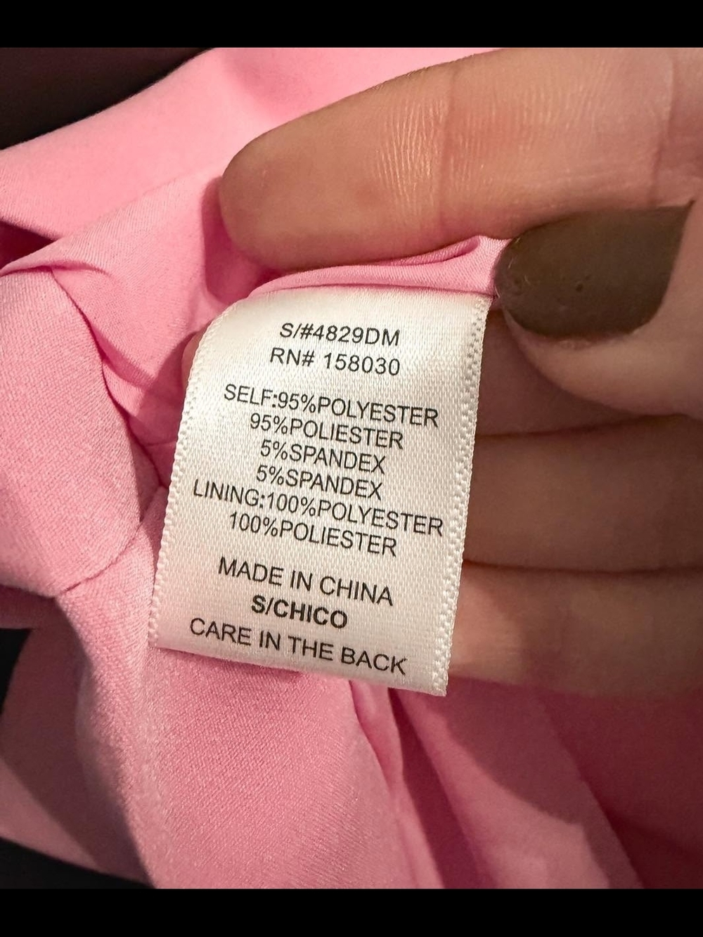 Sleeveless Pink Double-Breasted Midi Dress - Picture 3 of 4